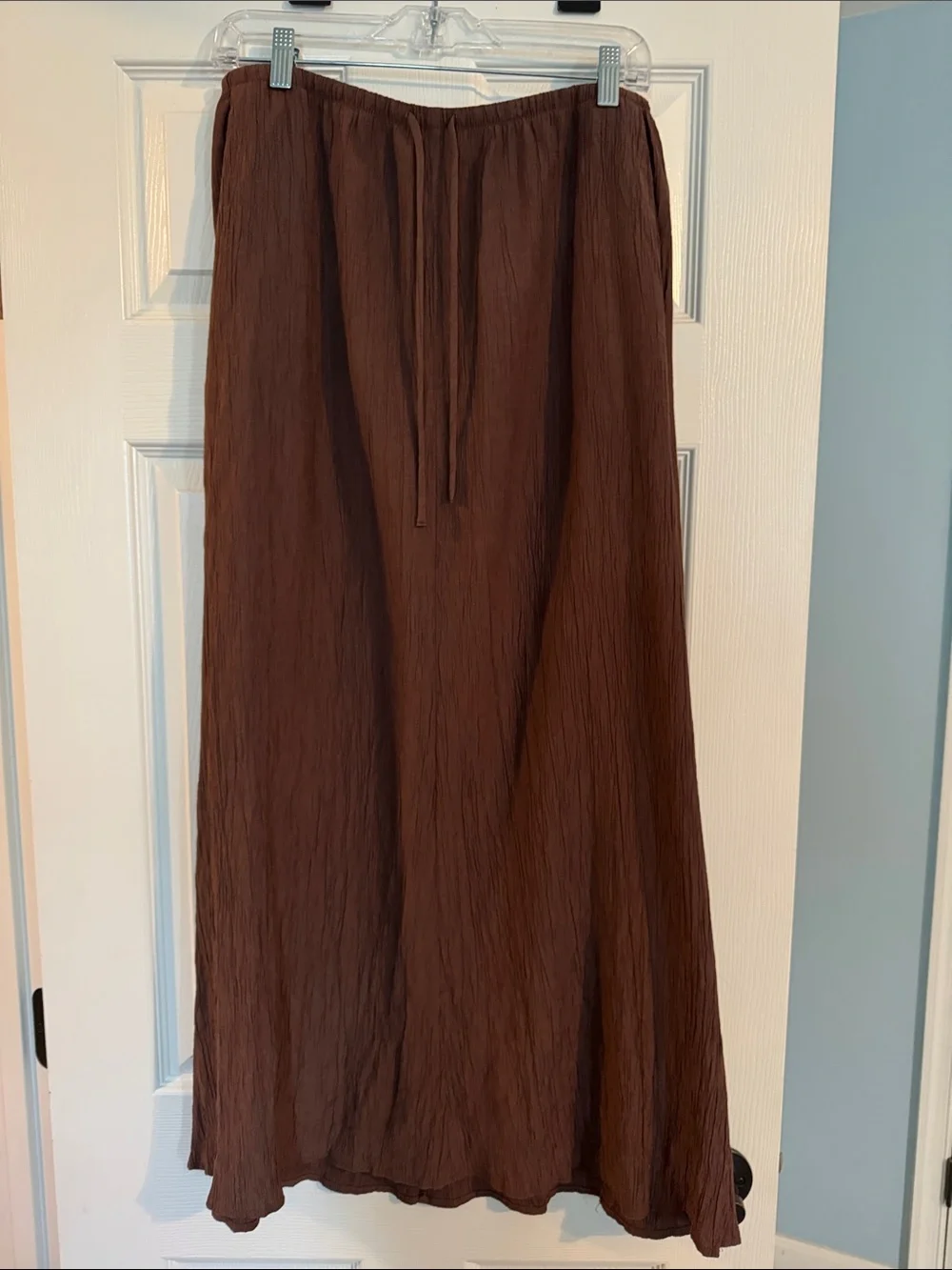 ZARA Brown Gauze Maxi Skirt